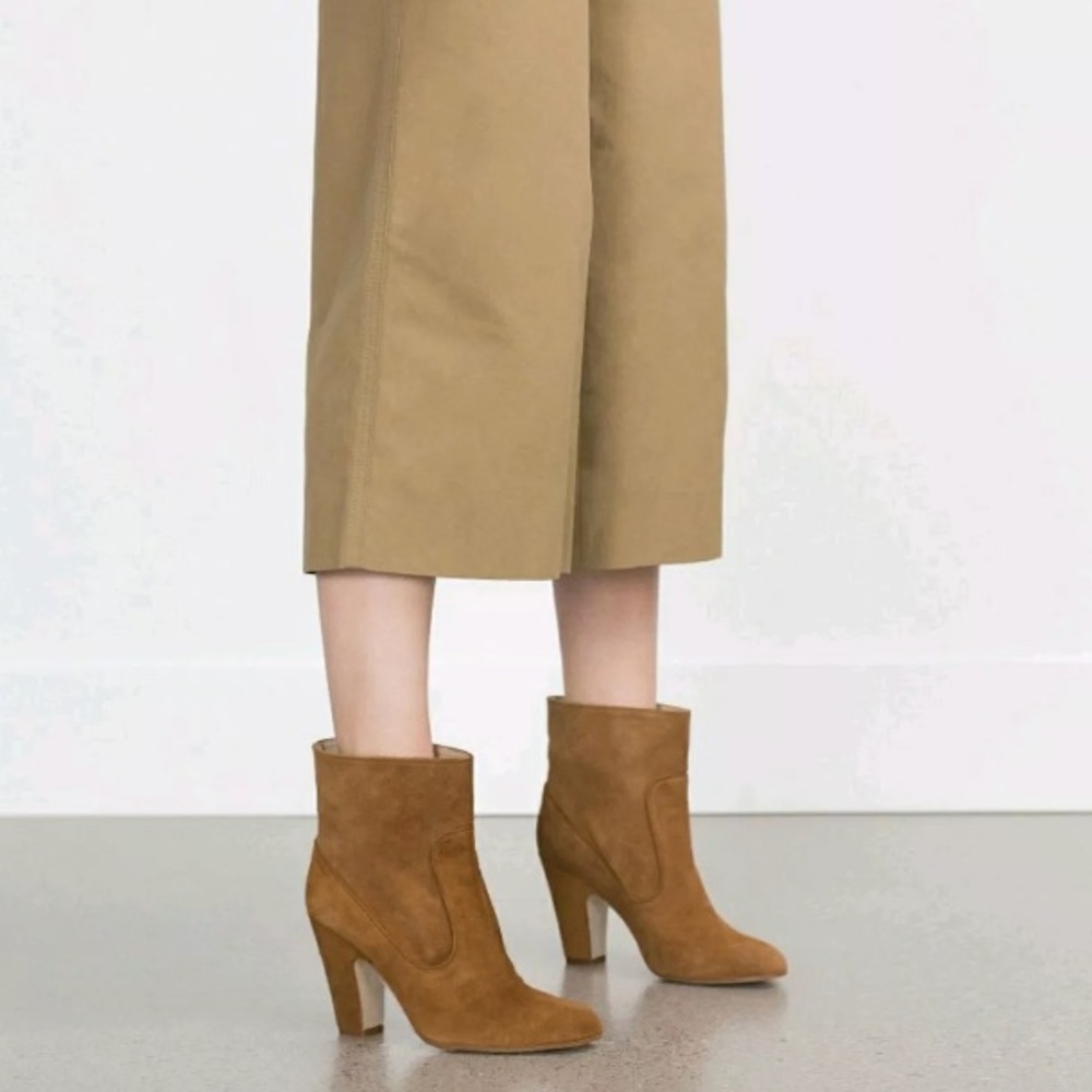 Zara Tan Booties